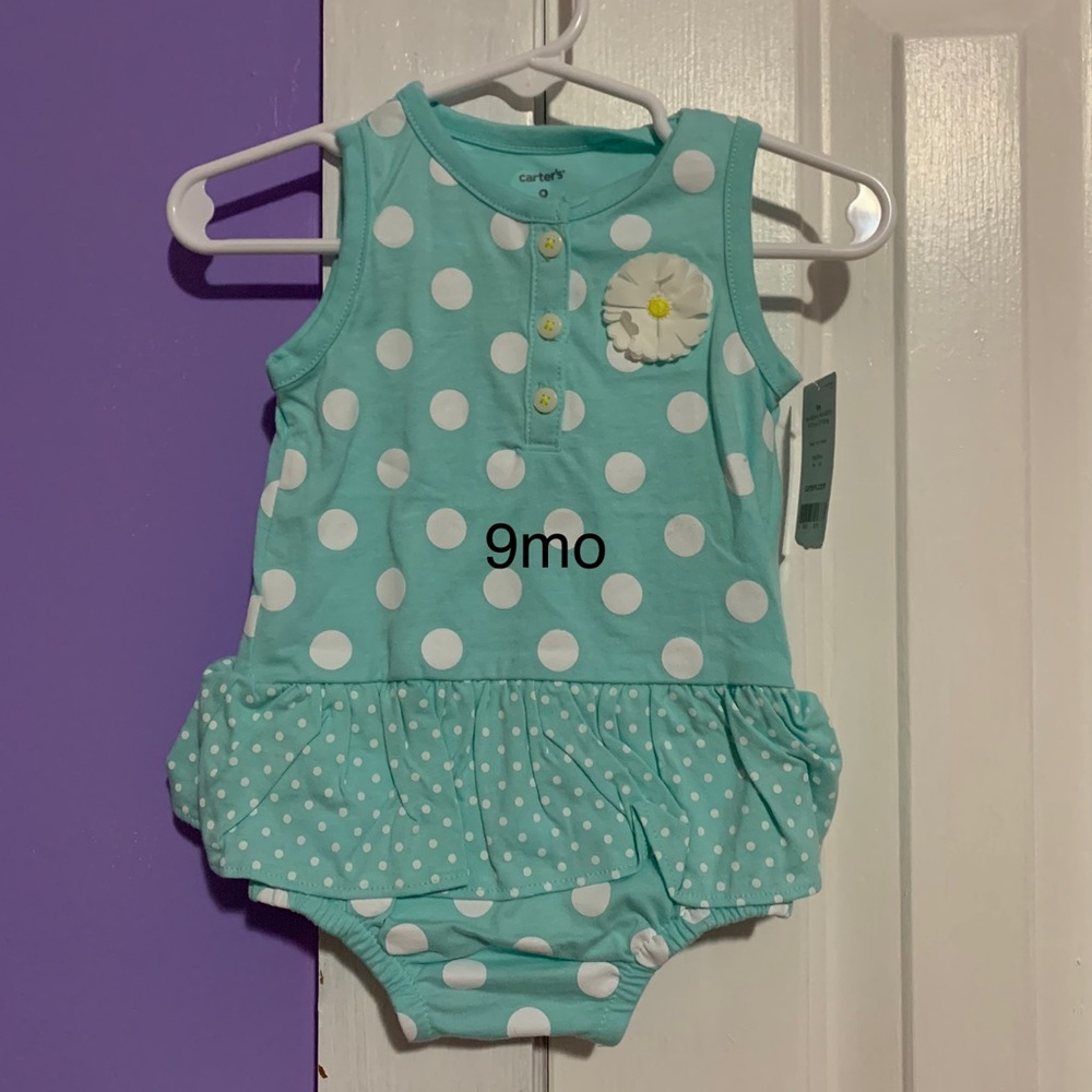 Carter’s Baby Girl Romper 9mo